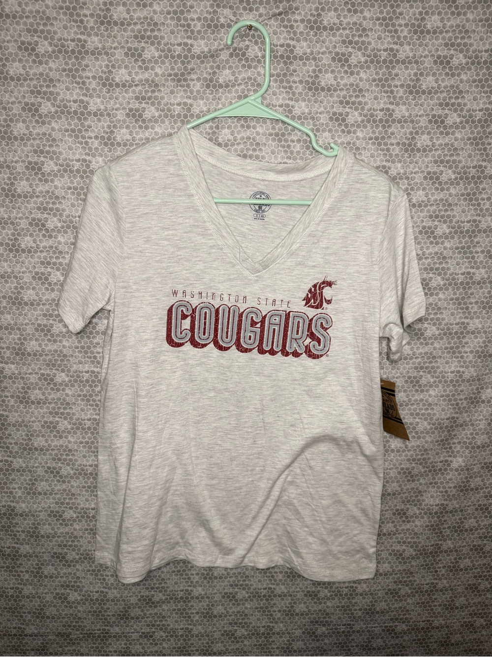 Rivalry Threads Washington State Cougars Gray T-shirt Size S NWT